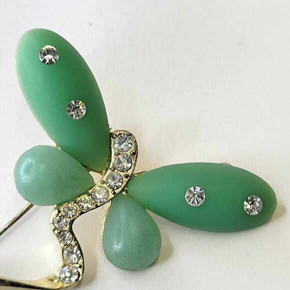 Green Butterfly brooch - Picture 5 of 9